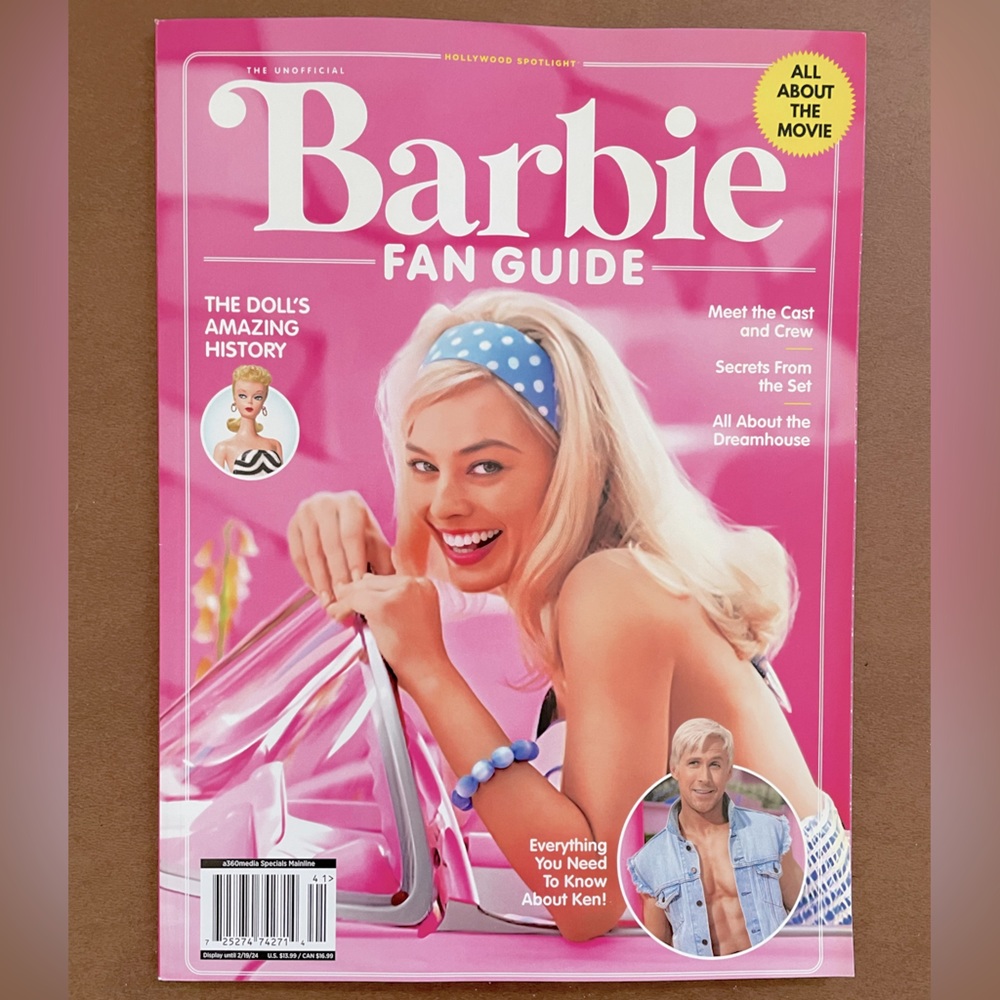 Barbie Fan Guide Magazine. Collectible special edition 2023. NWT. Never used
